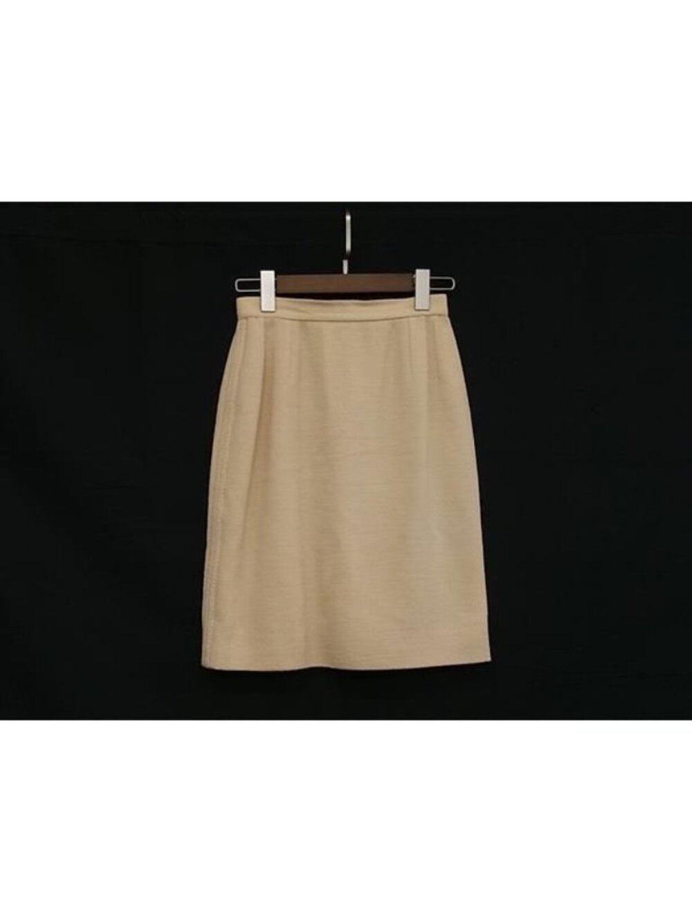 Chanel Wool Nylon Beige Skirt 36